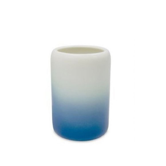 Wild Sage Bath Brand New Wild Sage Carissa Colorwash 425 Inch Tall Tumbler In Blue Ombre